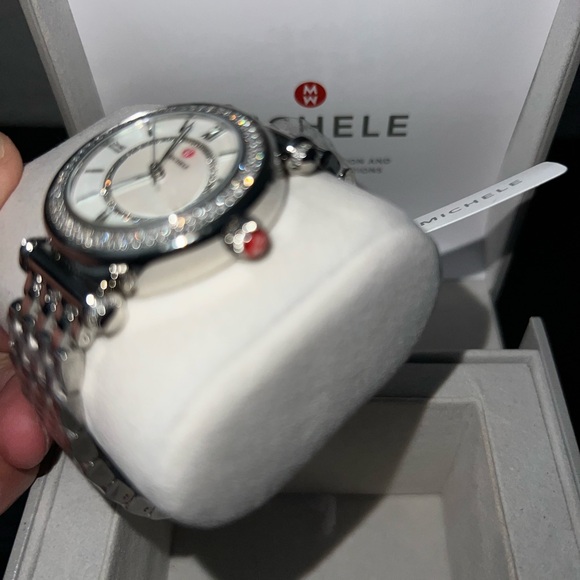 Michele Caber Diamond Watch NWT - Picture 4 of 9